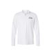 Adidas® Men's Textured Stripe Quarter-Zip Pullover, White